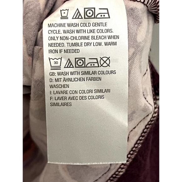 Isaac Mizrahi Live Floral Tunic Lace Wine Orange Size Small NWOT - Picture 5 of 7